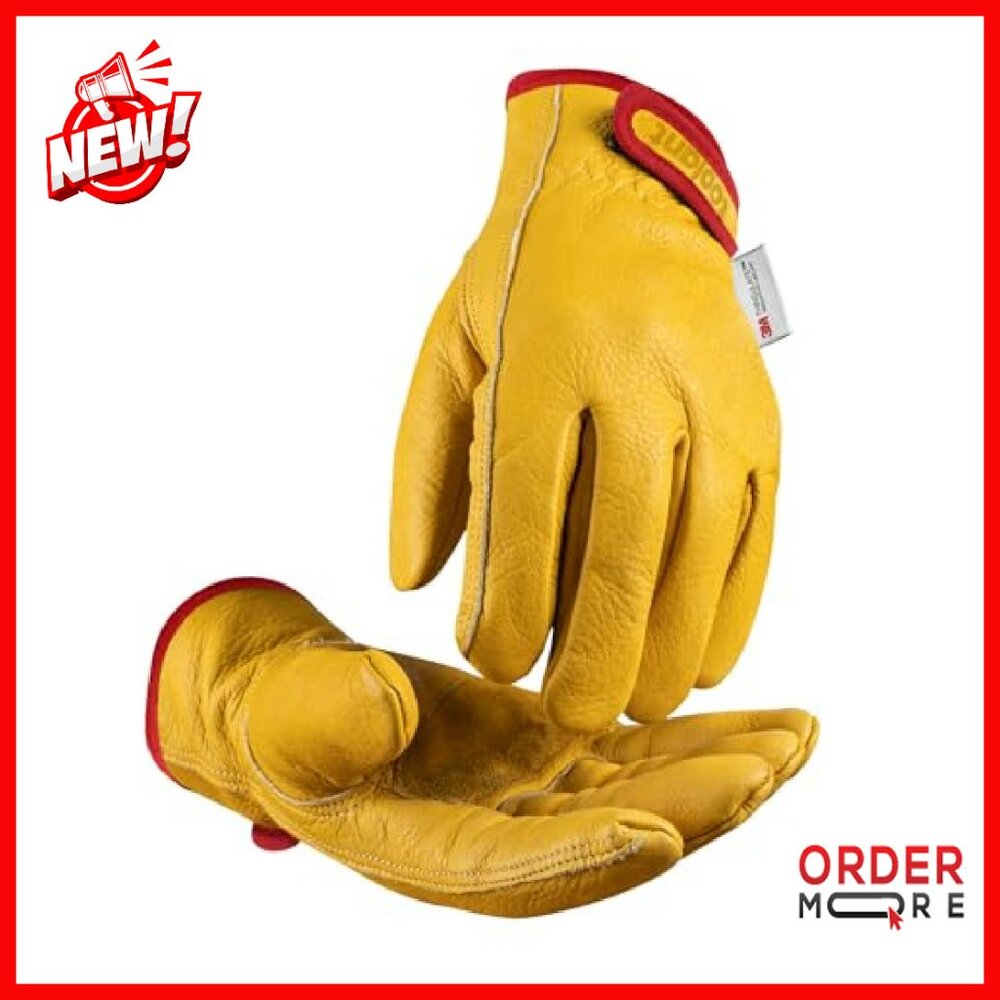 Winter Work Gloves with 3M Thinsulate Lining, Lea… - image 2